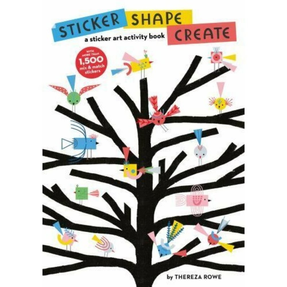 Sticker Shape Create Sticker Activity Book 2016